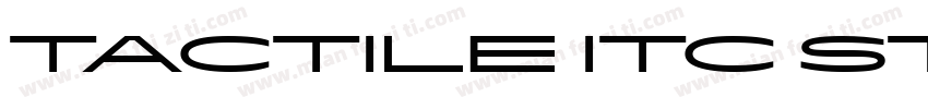 Tactile ITC Std字体转换